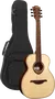 LAG Guitarra Acústica Travel A/E Abeto - Natural Tamaño Reducido Escala Corta para Viaje