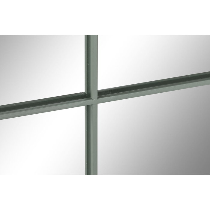 DKD Home Decor Espejo Ventana Verde Menta 90x90 cm