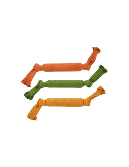Nayeco Knyck-Knack Crunchy Juguete para Perro con Sonido Crujiente 47 cm (Set de 3)