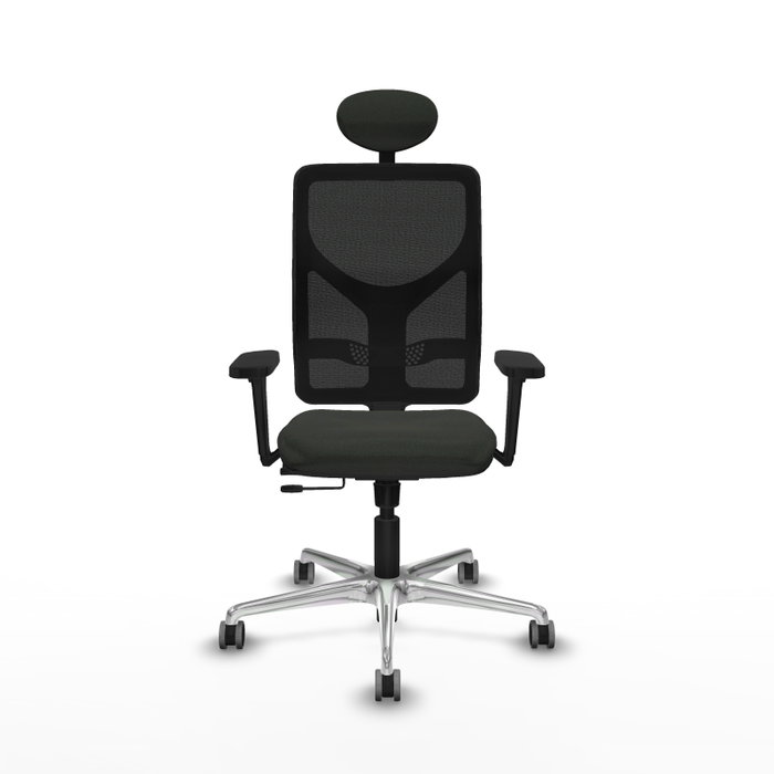 PIQUERAS Y CRESPO Silla de oficina Motilla con mecanismo Sincro/Traslack, Brazos 3D y Cabecero Fijo, Negro PIQUERAS Y CRESPO Silla de oficina Motilla con mecanismo Sincro/Traslack, Brazos 3D y Cabecero Fijo, Negro