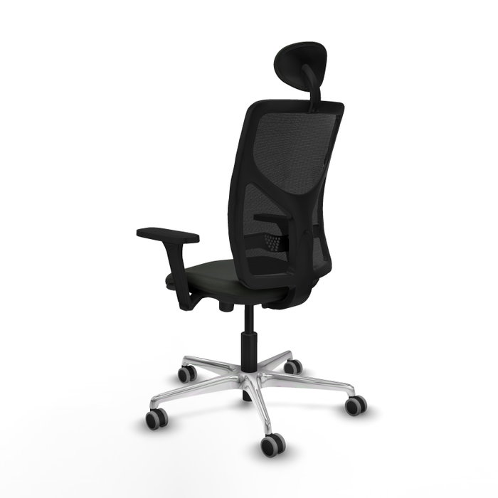 PIQUERAS Y CRESPO Silla de oficina Motilla con mecanismo Sincro/Traslack, Brazos 3D y Cabecero Fijo, Negro PIQUERAS Y CRESPO Silla de oficina Motilla con mecanismo Sincro/Traslack, Brazos 3D y Cabecero Fijo, Negro