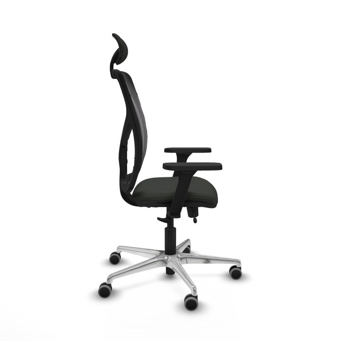 PIQUERAS Y CRESPO Silla de oficina Motilla con mecanismo Sincro/Traslack, Brazos 3D y Cabecero Fijo, Negro PIQUERAS Y CRESPO Silla de oficina Motilla con mecanismo Sincro/Traslack, Brazos 3D y Cabecero Fijo, Negro