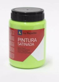 La Pajarita Pintura Témpera Escolar Satinada Verde Loro Bote 35 mL L-37