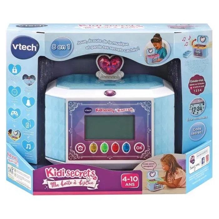 Vtech VT3417765299650 Kidisecrets Mi Joyero Azul Idioma Francés