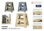 Confortime Taburete Plegable 3-Surt 39.5x33x45.5
