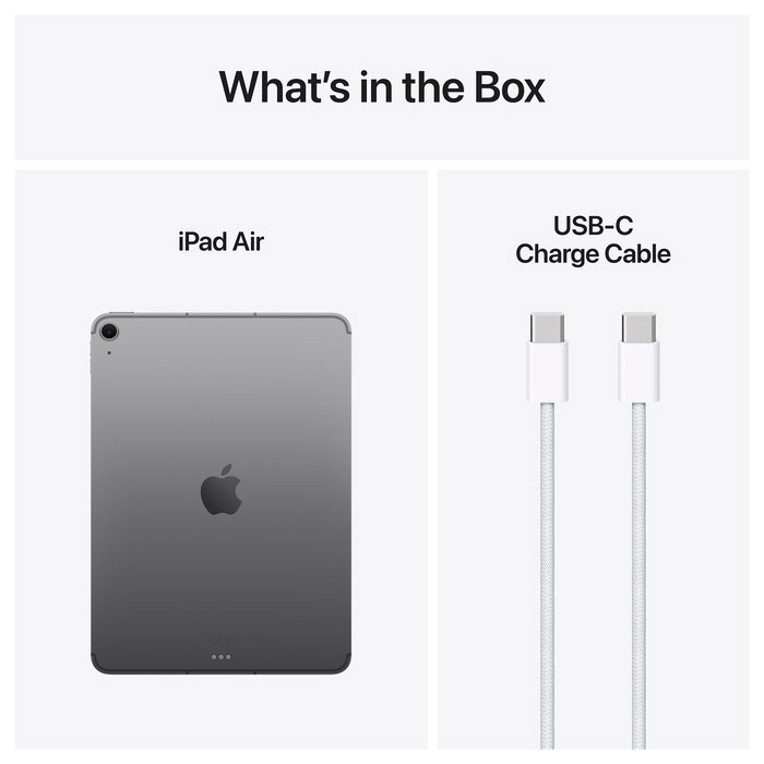 Apple iPad Air 11 (2024) M3 Wi-Fi + Cellular 128GB Space Gris - Pantalla Liquid Retina 11", iPadOS 18, 5G, Cámara 12MP Apple iPad Air 11 (2024) M3 Wi-Fi + Cellular 128GB Space Gris - Pantalla Liquid Retina 11", iPadOS 18, 5G, Cámara 12MP