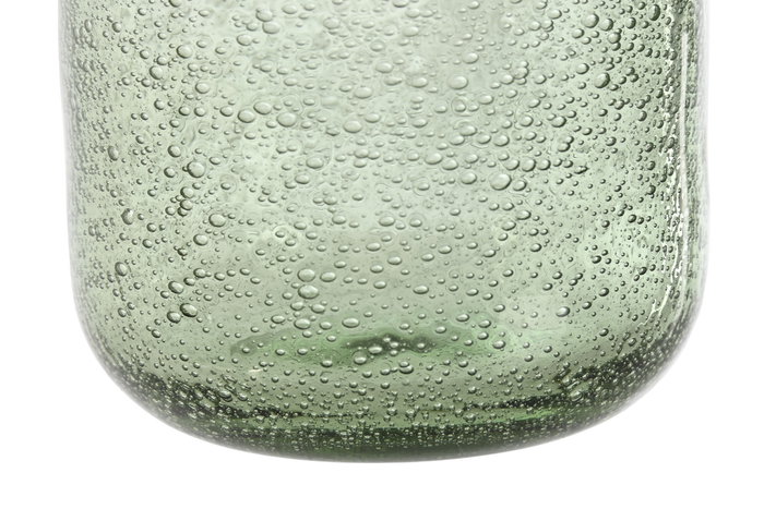 DKD Home Decor Set de 6 Vasos de Cristal Burbujas Verde 320ml DKD Home Decor Set de 6 Vasos de Cristal Burbujas Verde 320ml