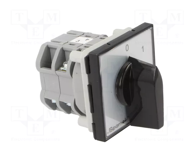 SPAMEL Interruptor de leva 16A 0-1 gris SPAMEL Interruptor de leva 16A 0-1 gris