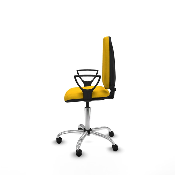 PIQUERAS Y CRESPO Silla de oficina Aýna Amarillo con Brazos Fijos PIQUERAS Y CRESPO Silla de oficina Aýna Amarillo con Brazos Fijos