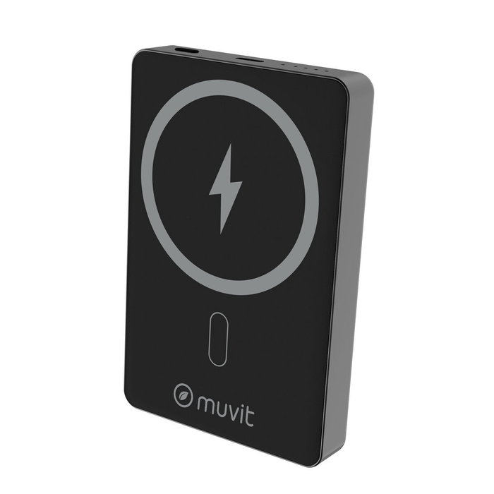 Muvit For Change Powerbank 10000mAh MCCHP0010 20W Wireless Negra Muvit For Change Powerbank 10000mAh MCCHP0010 20W Wireless Negra