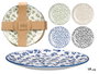 Vessia Plato Postre Colores Surtidos Cerámica Porcelana 19x19 cm (Set de 24)