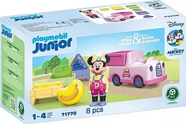 PLAYMOBIL Junior Camión de fruta de Minnie Mouse 71770