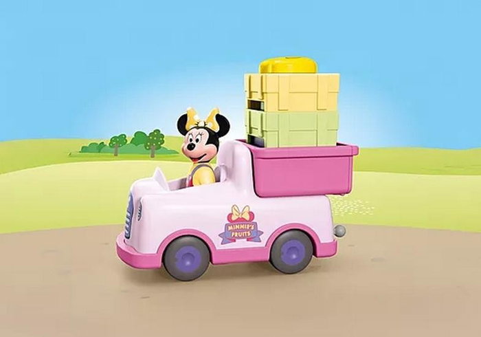 PLAYMOBIL Junior Camión de fruta de Minnie Mouse 71770