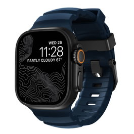 Nomad Rocky Point Band para Apple Watch 42/44/45/49mm Atlantic Connector Black