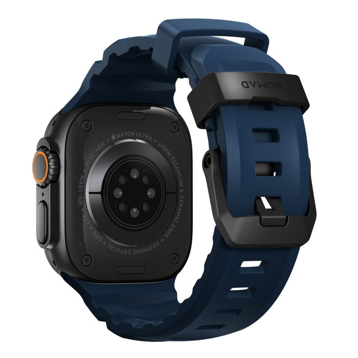 Nomad Rocky Point Band para Apple Watch 42/44/45/49mm Atlantic Connector Black