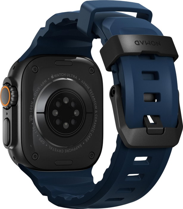 Nomad Rocky Point Band para Apple Watch 42/44/45/49mm Atlantic Connector Black