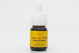 COMO UNA REINA Propóleo en Gotas para la Garganta, Frasco con Spray de 15 ml