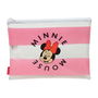 Neceser Infantil Minnie Mouse Beach Rosa Transparente