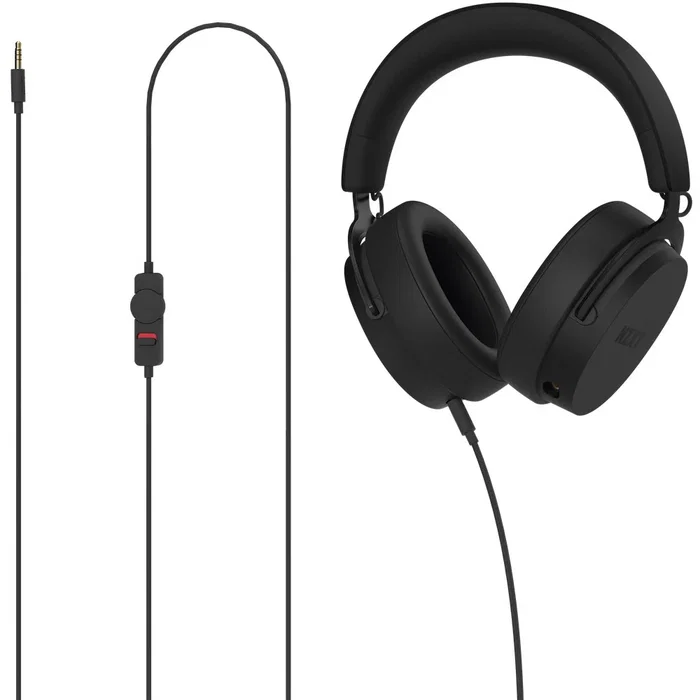 NZXT Relay Auriculares Gaming Diadema Circumaural Alámbrico, Negro, Micrófono Boom Extraíble, Modelo AP-WCB40-B2