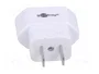 GOOBAY Adaptador de viaje blanco