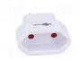 GOOBAY Adaptador de viaje blanco