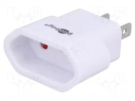 GOOBAY Adaptador de viaje blanco