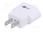 GOOBAY Adaptador de viaje blanco