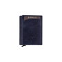 Zoozie Bags Bryant Cartera para Hombre Piel Auténtica Azul Oscuro 10.5x2x8 cm