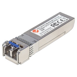 Intellinet Transceiver SFP+ 10G Singlemode Duplex LC 10km 10GBase-LR MSA Cisco SFP+10GB-LR equivalente 1310nm DDM