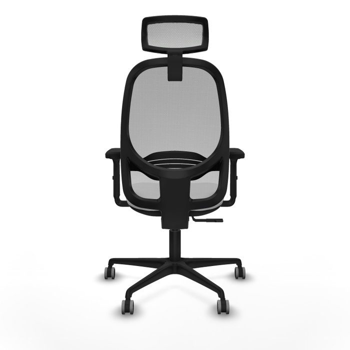 PIQUERAS Y CRESPO Silla de oficina Cilanco con mecanismo Sincro, Tela Blanca y Malla Gris PIQUERAS Y CRESPO Silla de oficina Cilanco con mecanismo Sincro, Tela Blanca y Malla Gris