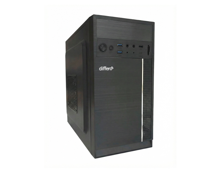 DIFFERO V15 PC de Sobremesa Intel Core i7-12700, 16GB RAM, SSD 500GB NVMe, Graficos Intel UHD 770, Mini Tower Negro DIFFERO V15 PC de Sobremesa Intel Core i7-12700, 16GB RAM, SSD 500GB NVMe, Graficos Intel UHD 770, Mini Tower Negro