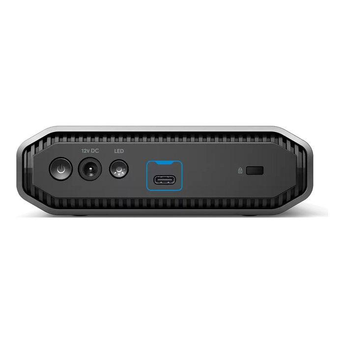 SanDisk G-DRIVE Disco Duro Externo 26TB USB 3.2 Gen 2 Tipo-C 7200 RPM Aluminio para Windows y Mac - Professional