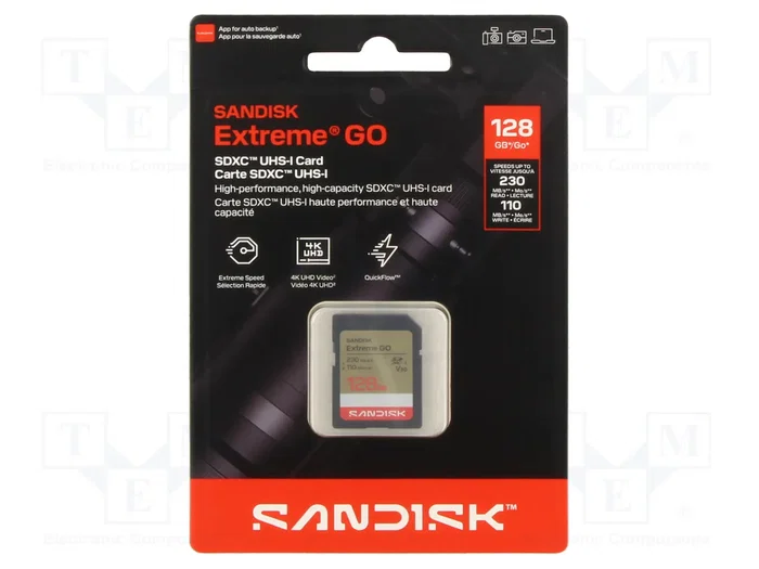 SanDisk Extreme GO SDXC UHS-I 128 GB