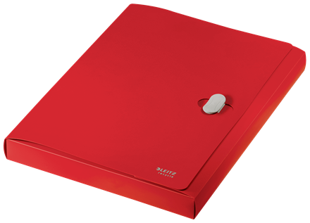 Leitz Carpeta Polipropileno Proyectos 38mm Cierre Broche Giratorio A4 Recycle Rojo 46230025