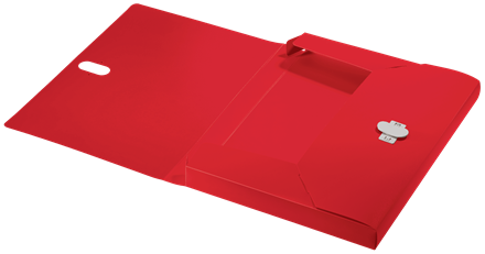 Leitz Carpeta Polipropileno Proyectos 38mm Cierre Broche Giratorio A4 Recycle Rojo 46230025