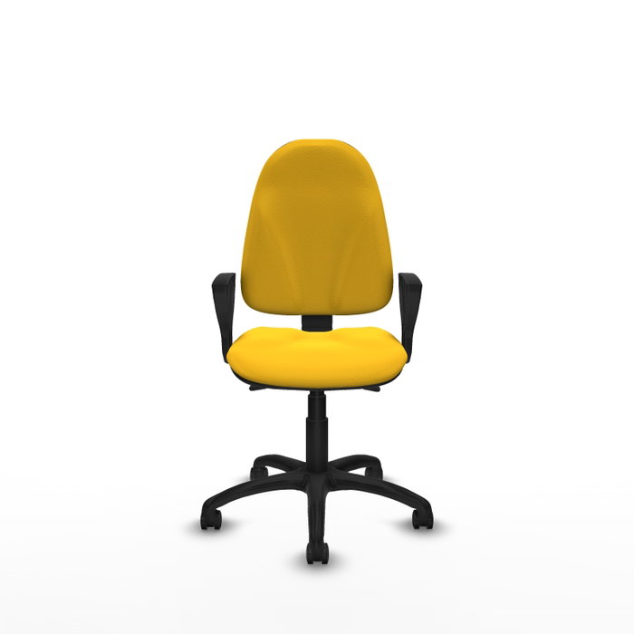 PIQUERAS Y CRESPO Silla de oficina Algarra con mecanismo Asincro, Similpiel Amarillo PIQUERAS Y CRESPO Silla de oficina Algarra con mecanismo Asincro, Similpiel Amarillo