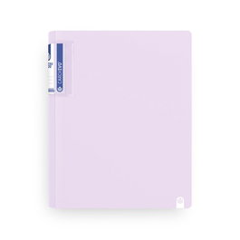 CARCHIVO Carpeta de Anillas FOAM SOFT PP A4 4 Anillas Mixtas 40mm Malva (Set de 4)