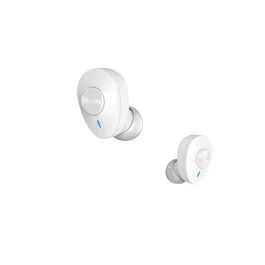 Hama Freedom Buddy Auriculares True Wireless Stereo (TWS) Bluetooth 5.3 Intraaural con Estuche de Carga USB-C, 16h Autonomía, Color Gris Claro/Blanco