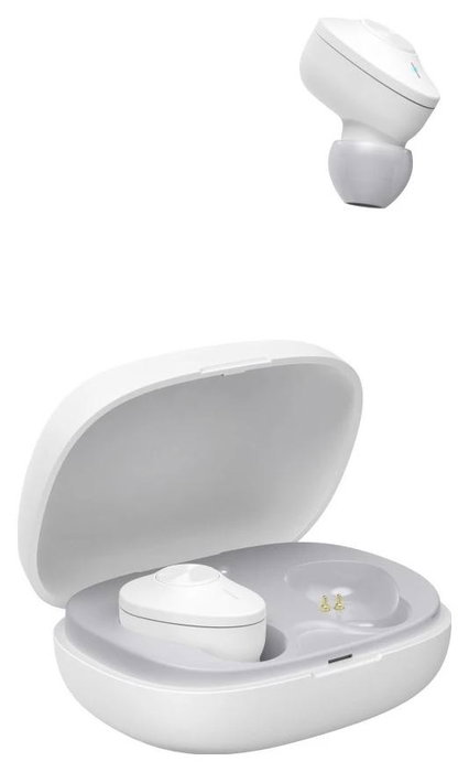 Hama Auriculares Freedom Buddy True Wireless Stereo Bluetooth Gris Claro, Blanco