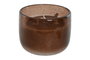 DKD Home Decor Vela de Cristal Ámbar 320g