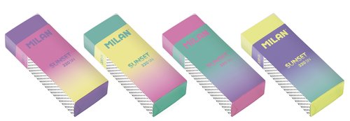 Milan Goma de borrar nata 320 Sunset colores surtidos