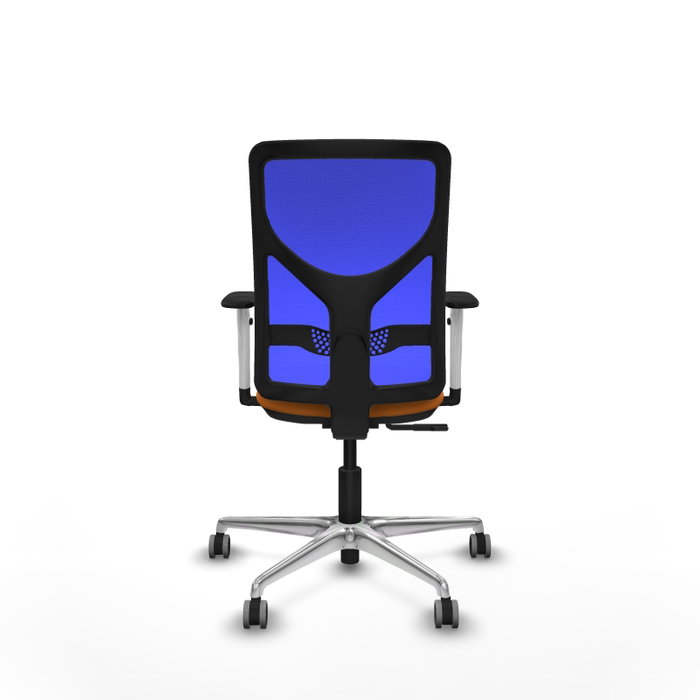 PIQUERAS Y CRESPO Silla de oficina Motilla con mecanismo Sincro, Naranja y Azul PIQUERAS Y CRESPO Silla de oficina Motilla con mecanismo Sincro, Naranja y Azul