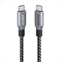 Anker A88E2011 Cable USB-C a USB-C de 0.9m (3ft) para Carga Rápida 240W, Trenzado Reciclado Prime