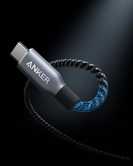Anker A88E2011 Cable USB-C a USB-C de 0.9m (3ft) para Carga Rápida 240W, Trenzado Reciclado Prime