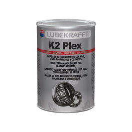 KRAFFT Grasa industrial K2 Plex con MoS2, 1 kg, Gris metalizado