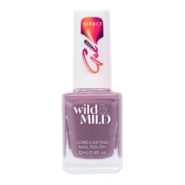 Wild&Mild Esmalte de Uñas Gel Effect Flower Power, Efecto Gel Voluminoso Sin Lámpara UV, Larga Duración Hasta 7 Días, Secado Rápido, Filtro UV
