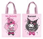 Sakami Merchandise Sanrio Bolsa Pink Black Party Series My Melody & Kuromi