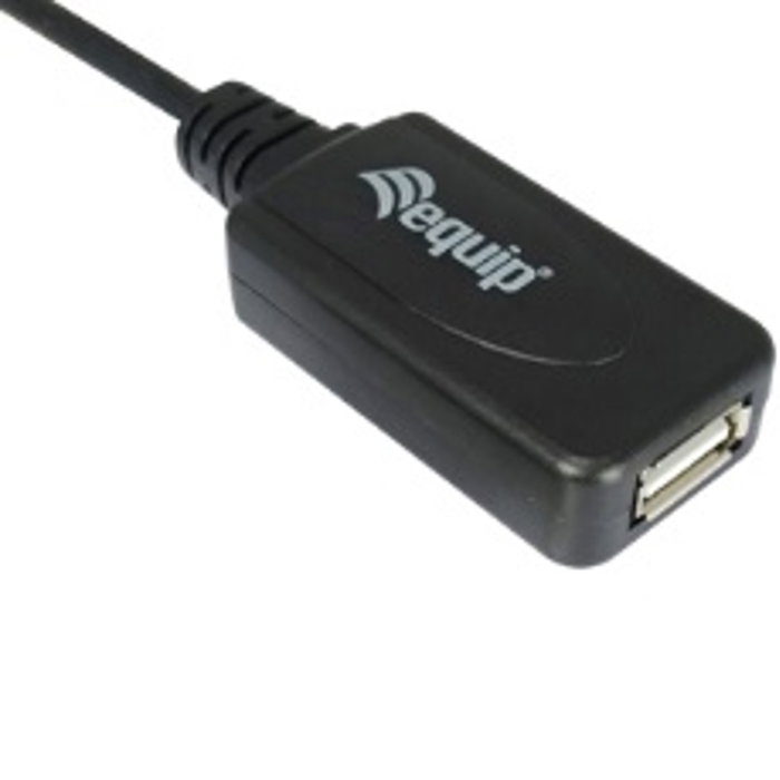 Equip cable usb 2.0 activo m/h (alargo) 10m negro Equip cable usb 2.0 activo m/h (alargo) 10m negro