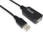 Equip cable usb 2.0 activo m/h (alargo) 10m negro