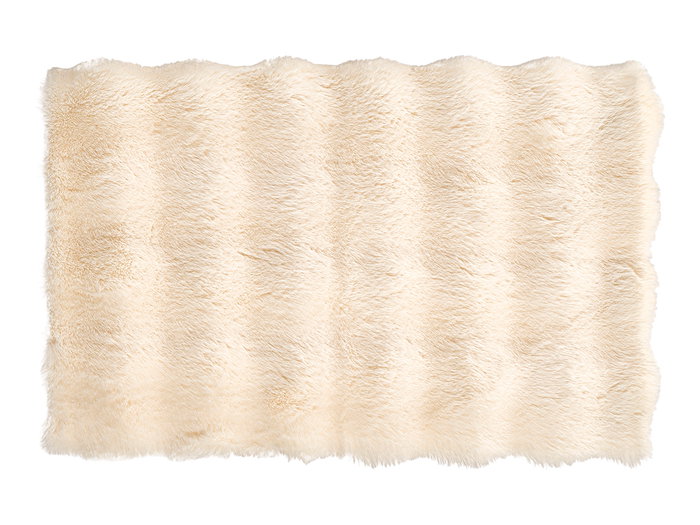 Berilo Alfombra Pelo Relieve 40 x 60 cm Beige (Set de 12)